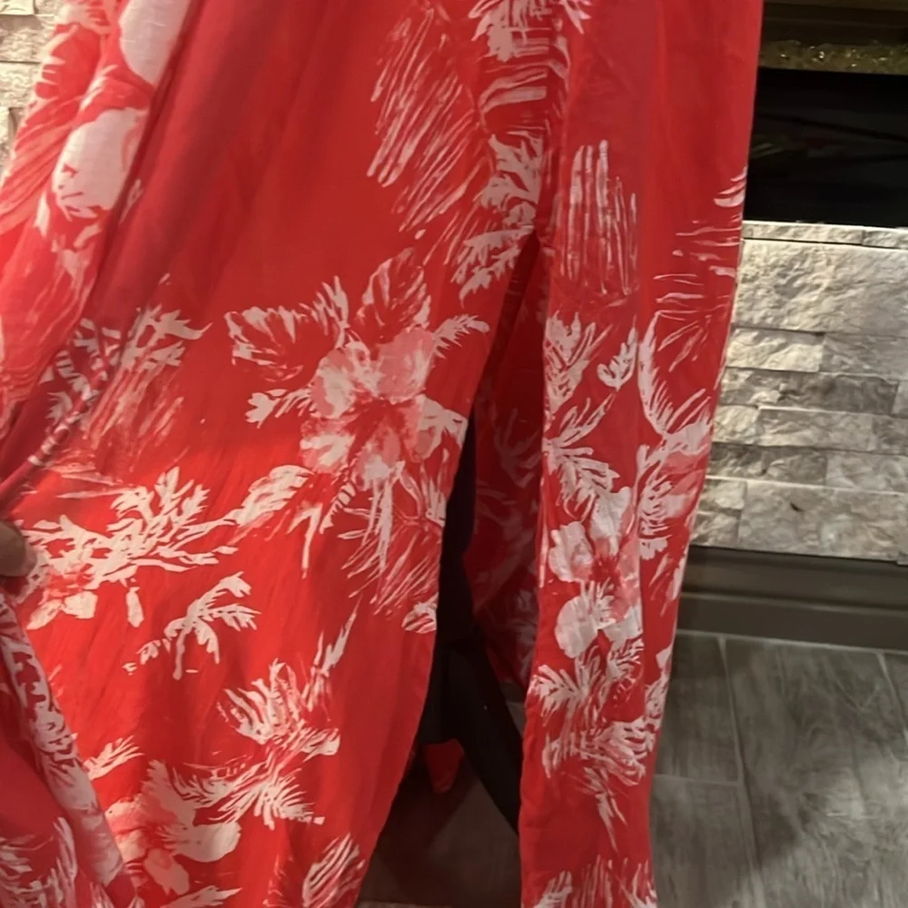 Free People Pink Floral Halter Dress with multiple ties, size S/P - Picture 14 of 16